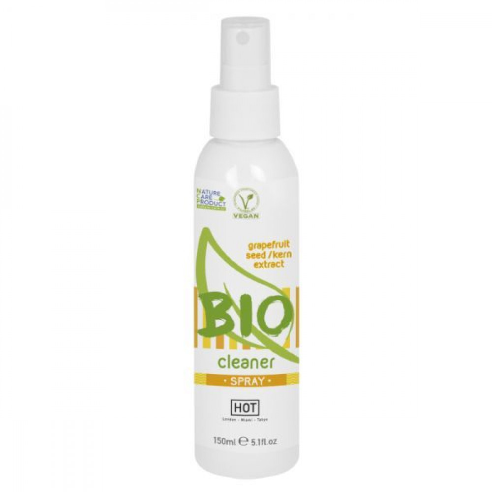 Средства по уходу за секс игрушками - Очиститель Hot Bio Cleaner Spray, 150 мл