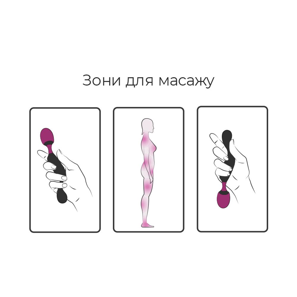 Вибромассажеры - Вибромассажер Adrien Lastic Symphony, очень гибкая головка, мощный, удобная ручка 2
