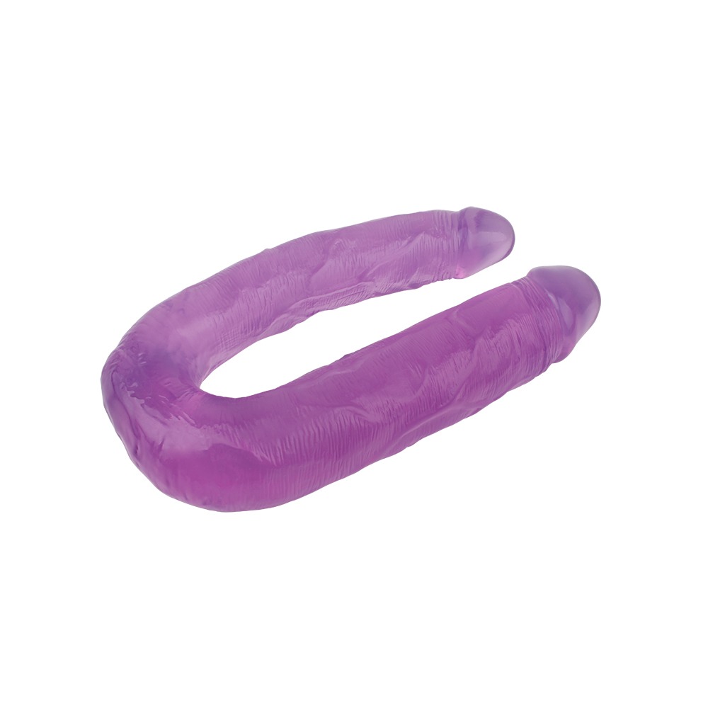 Секс игрушки - Фаллоимитатор двойной Chisa Hi-Rubber, фиолетовый 2