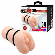Мастурбатор-вагина Crazy Bull - LEONA Pocket Pussy vagina, BM-009225NH