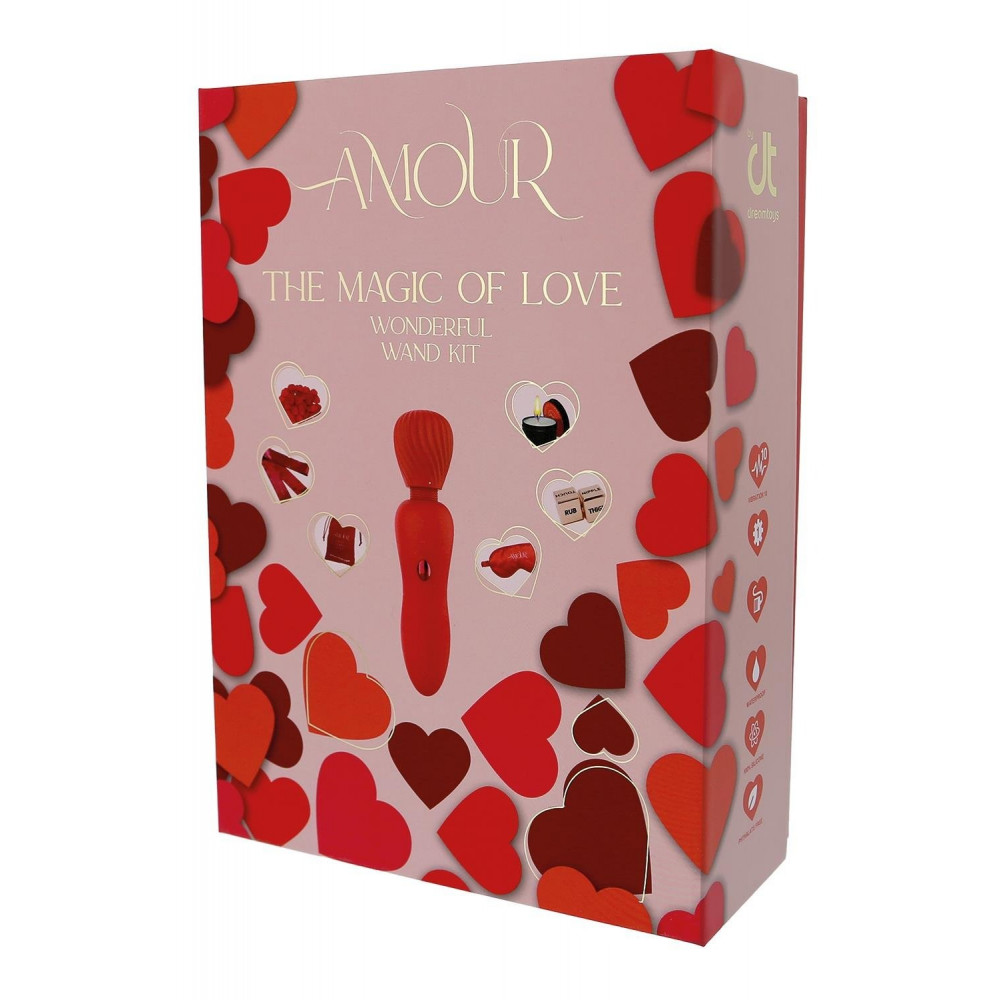 Секс игрушки - Подарочный набор секс-девайсов ,, Магия любви,, Dream Toys AMOUR THE MAGIC OF LOVE красный 8