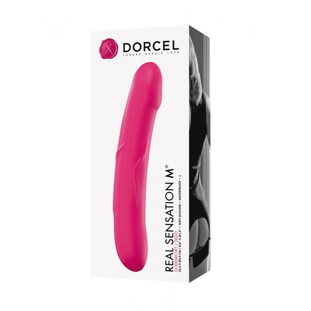 Дилдо - Дилдо Dorcel Real Sensation M Magenta, силикон 1