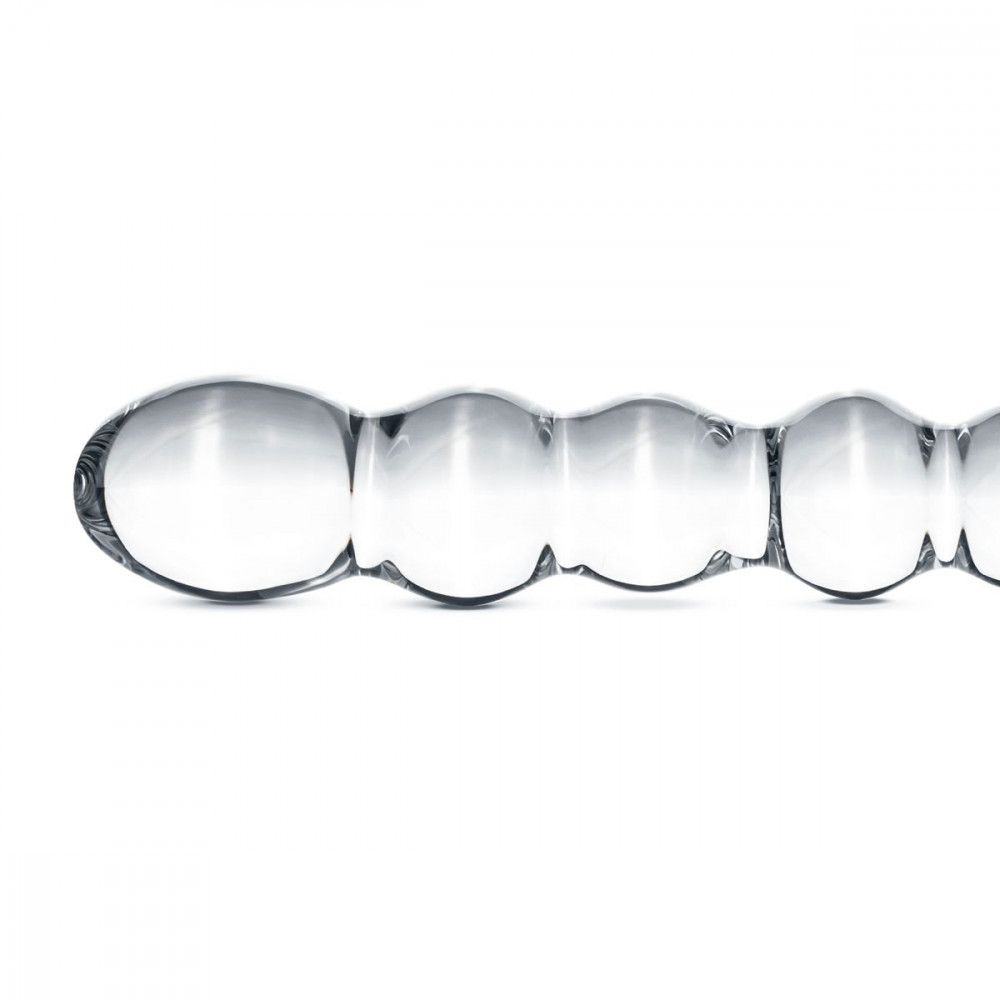 Дилдо - Стеклянный дилдо в виде бусин Gildo Glass Dildo No. 19 7