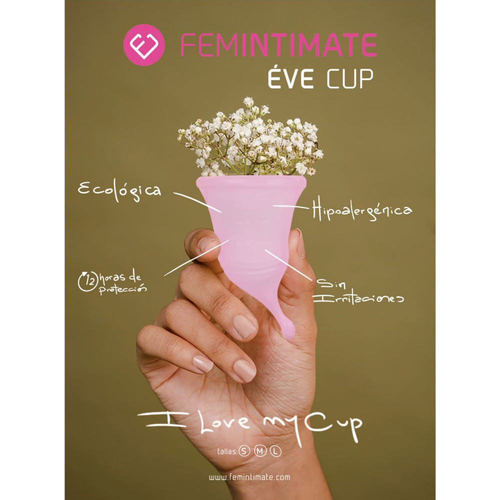 Товары для женского здоровья - Менструальная чаша Femintimate Eve Cup New размер S, объем — 25 мл, эргономичный дизайн 2