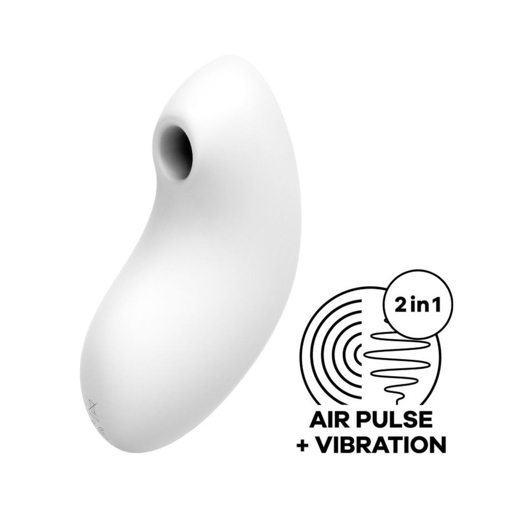 Вибраторы вакуумные - Вакуумный вибратор Satisfyer Vulva Lover 2 White