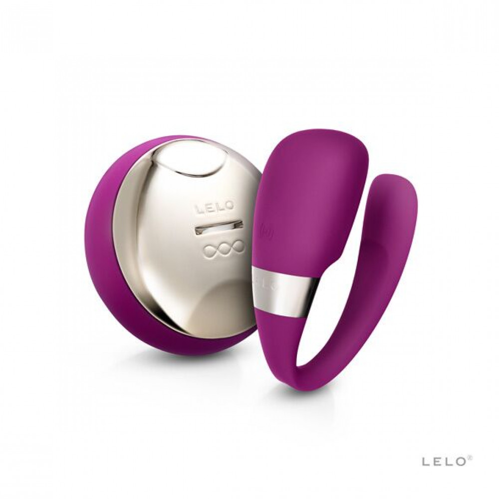 Вибраторы для пар - Вибратор для пар LELO Tiani 3 Deep Rose, 2 мотора, пульт ДУ