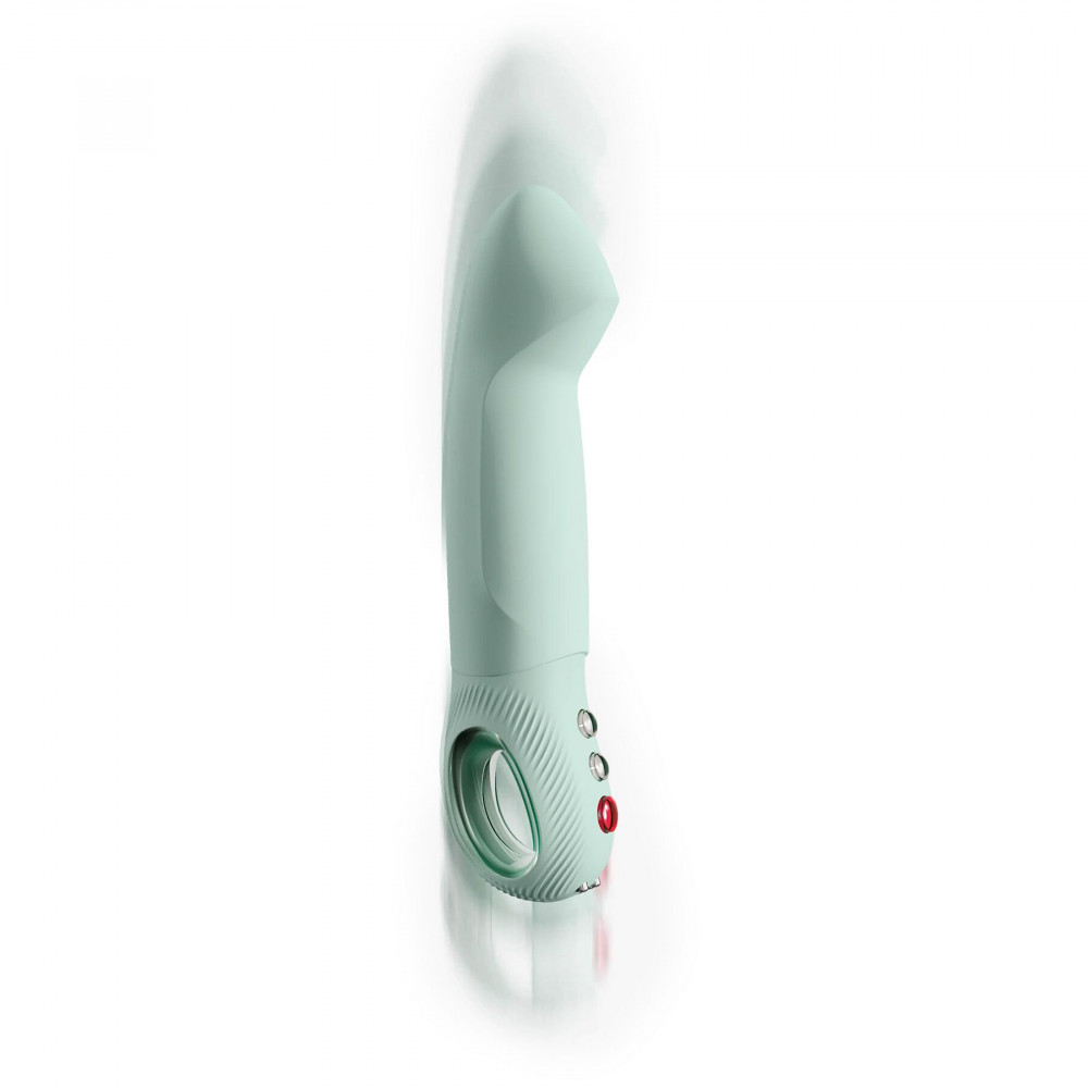 Вибраторы пульсаторы - Пульсатор для точки G Fun Factory STRONIC G FORTE sage green, 8 режимов, супермощный 2