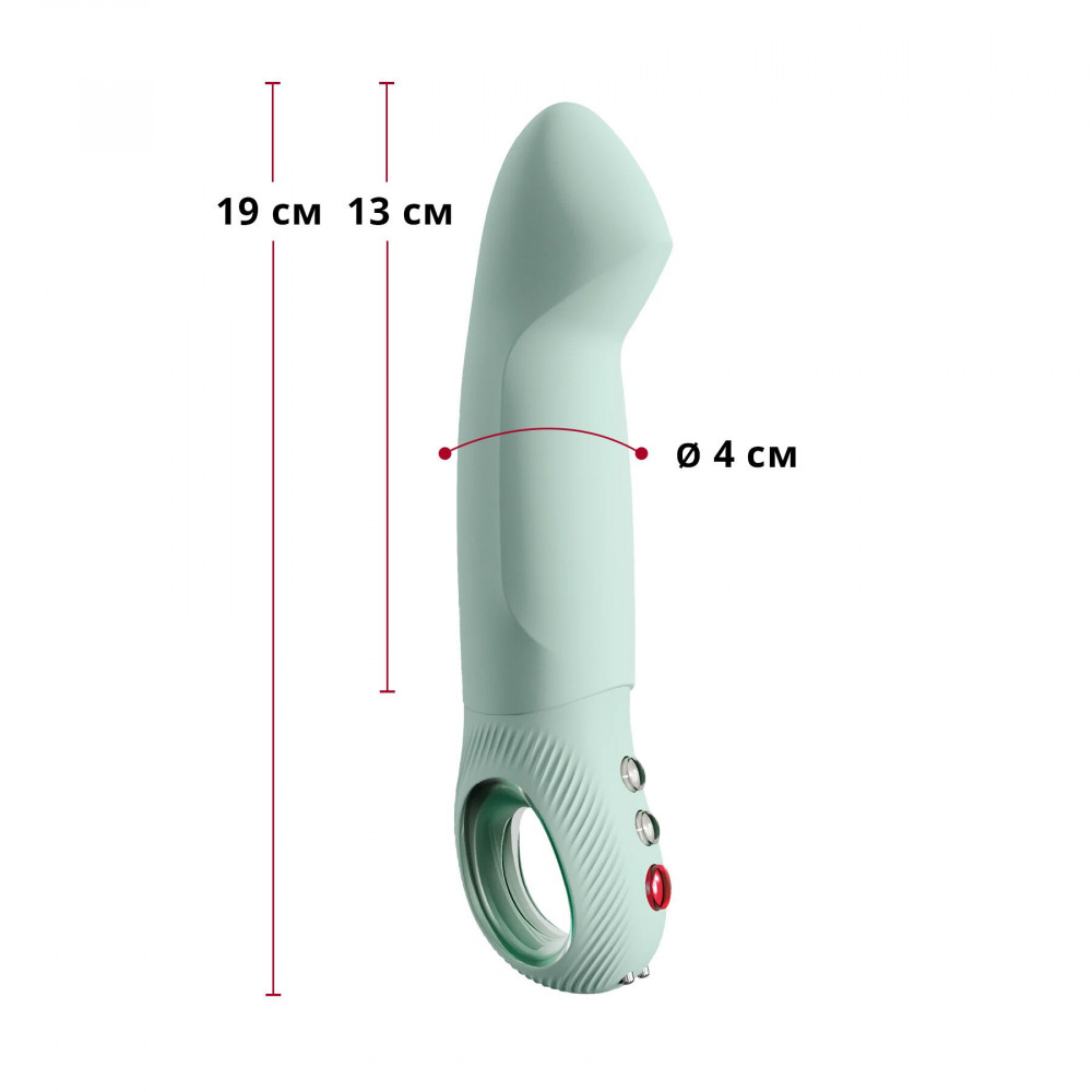 Вибраторы пульсаторы - Пульсатор для точки G Fun Factory STRONIC G FORTE sage green, 8 режимов, супермощный 1