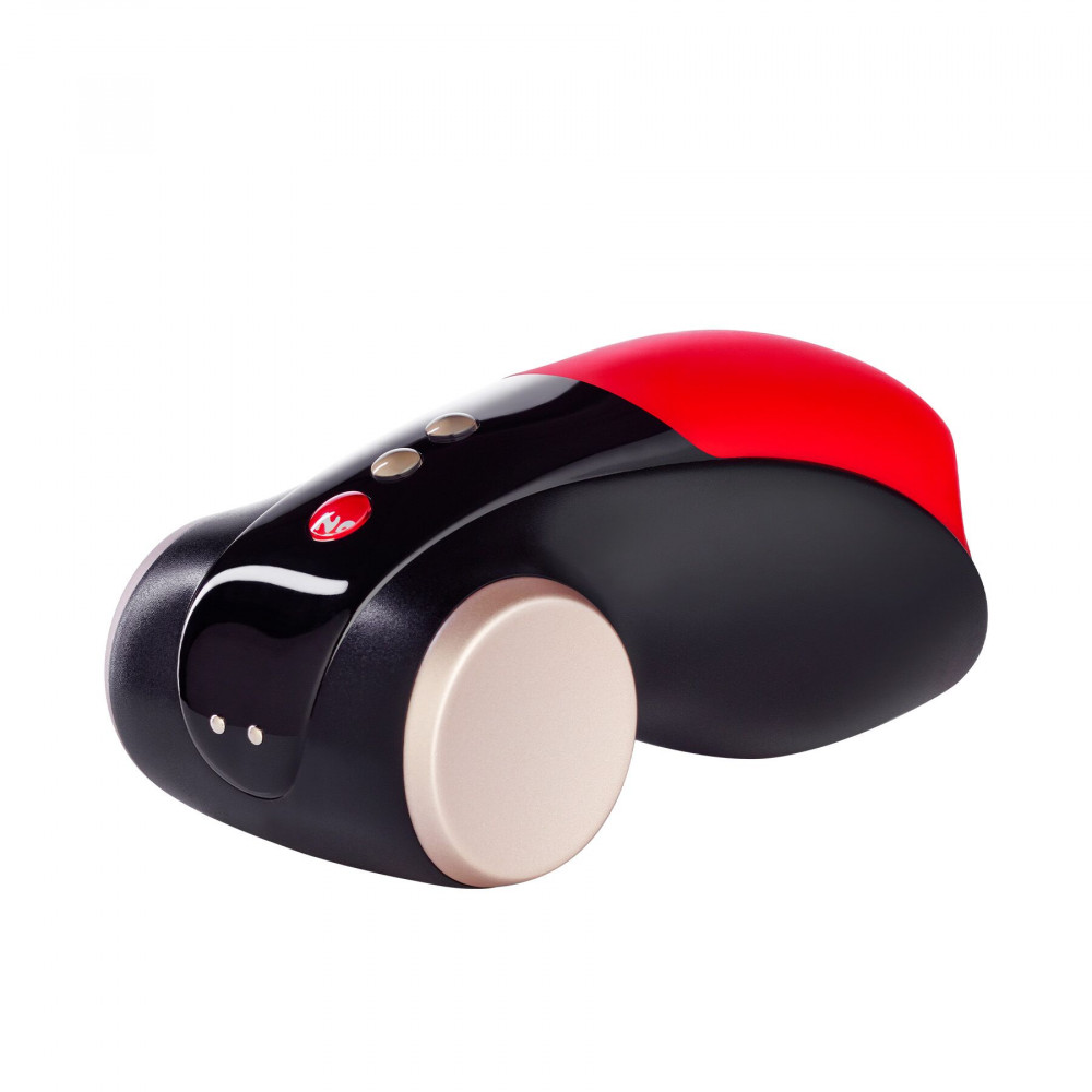 Мастурбаторы с вибрацией - Мастурбатор для головки пениса Fun Factory COBRA LIBRE II black/red, 2 мотора, игра без рук 2