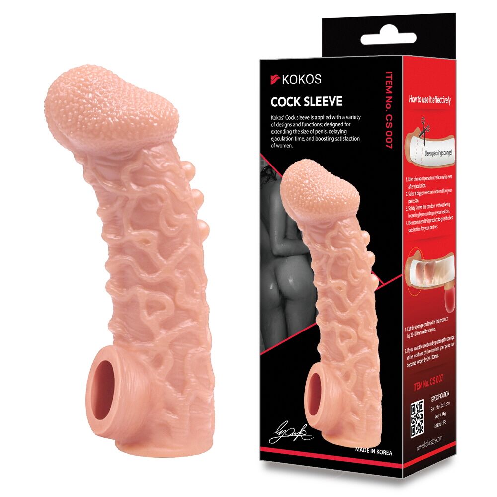 Насадки на член - Насадка на член Kokos Cock Sleeve CS 007 L 1