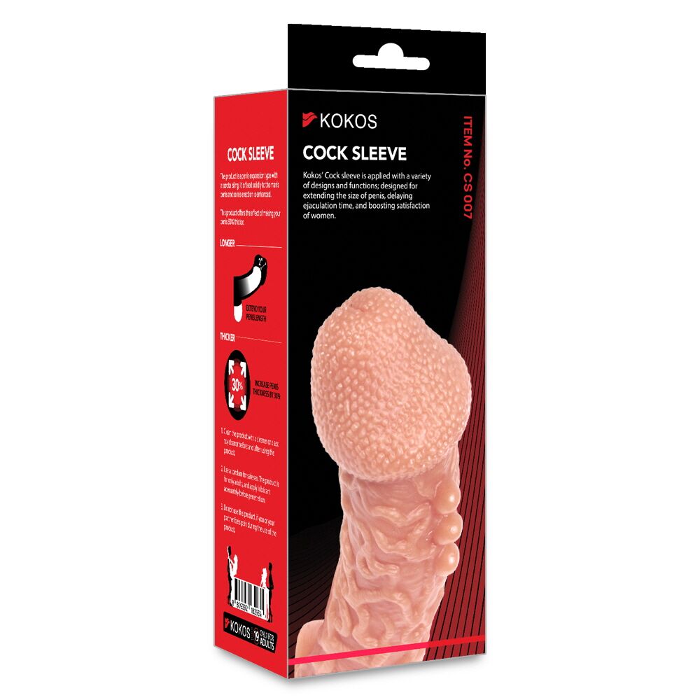 Насадки на член - Насадка на член Kokos Cock Sleeve CS 007 L 3