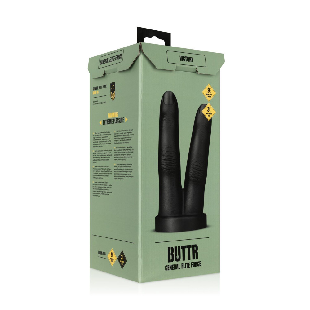 Анальные игрушки - Анальная пробка BUTTR - Victory Double Finger Butt Plug 9