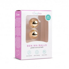 Вагинальные шарики Gold ben wa balls, 22 мм