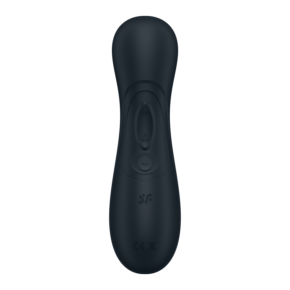 Вибратор - Вакуумный смарт стимулятор для клитора  с вибрацией и Liquid Air Pro 2 Generation 3 Connect App цвет: темно-серый Satisfyer (Германия) 3
