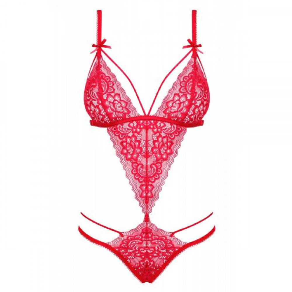 Эротическое белье - Боди Obsessive Lovlea teddy S/M 4
