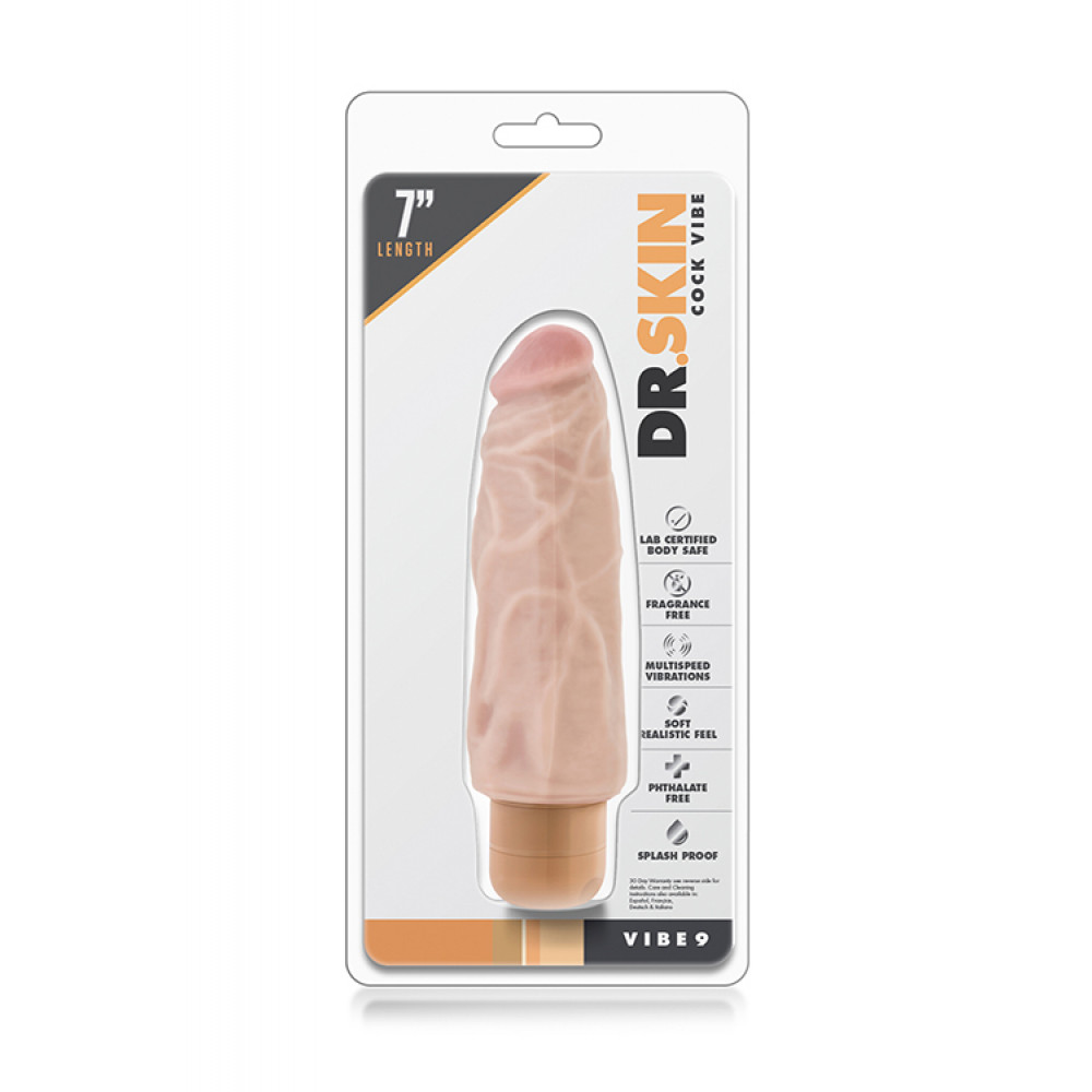 Вибратор - Вибратор MR. SKIN COCK VIBE VIBE 9 BEIGE 3