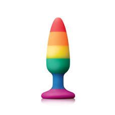 Анальная пробка силикон NS Novelties COLOURS PRIDE EDITION PLEASURE PLUG M
