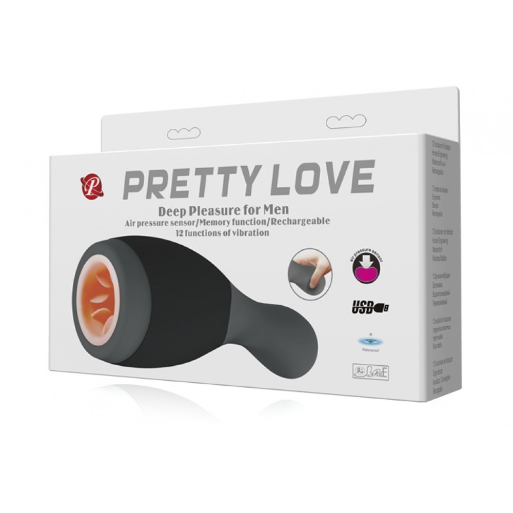 Мастурбаторы вагины - Мастурбатор с вибрацией Pretty Love - Deep Pleasure for Men, BM-00900T43 1