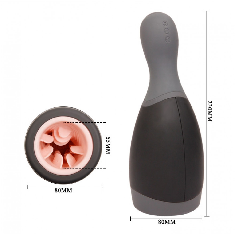 Мастурбаторы вагины - Мастурбатор с вибрацией Pretty Love - Deep Pleasure for Men, BM-00900T43 4