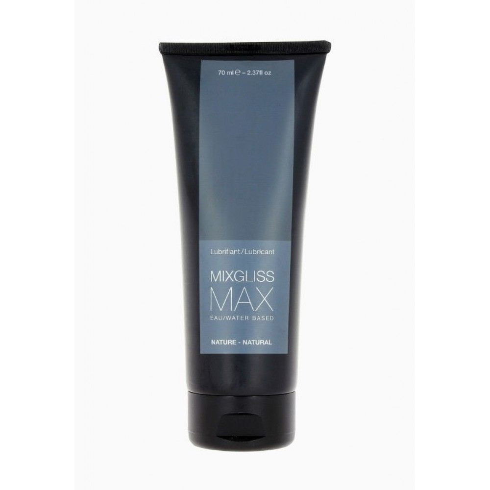 Анальные смазки - Анальный гель-смазка MixGliss MAX NATURE (70 мл) на водной основе с экстрактом алоэ
