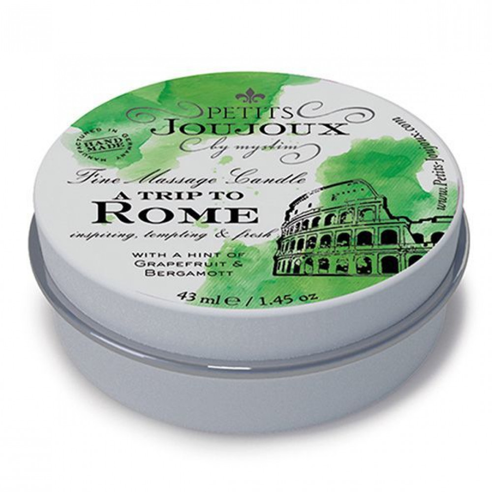 Массажные свечи - Массажная свечa Petits Joujoux - Rome - Grapefruit and Bergamott (43 мл) с афродизиаками