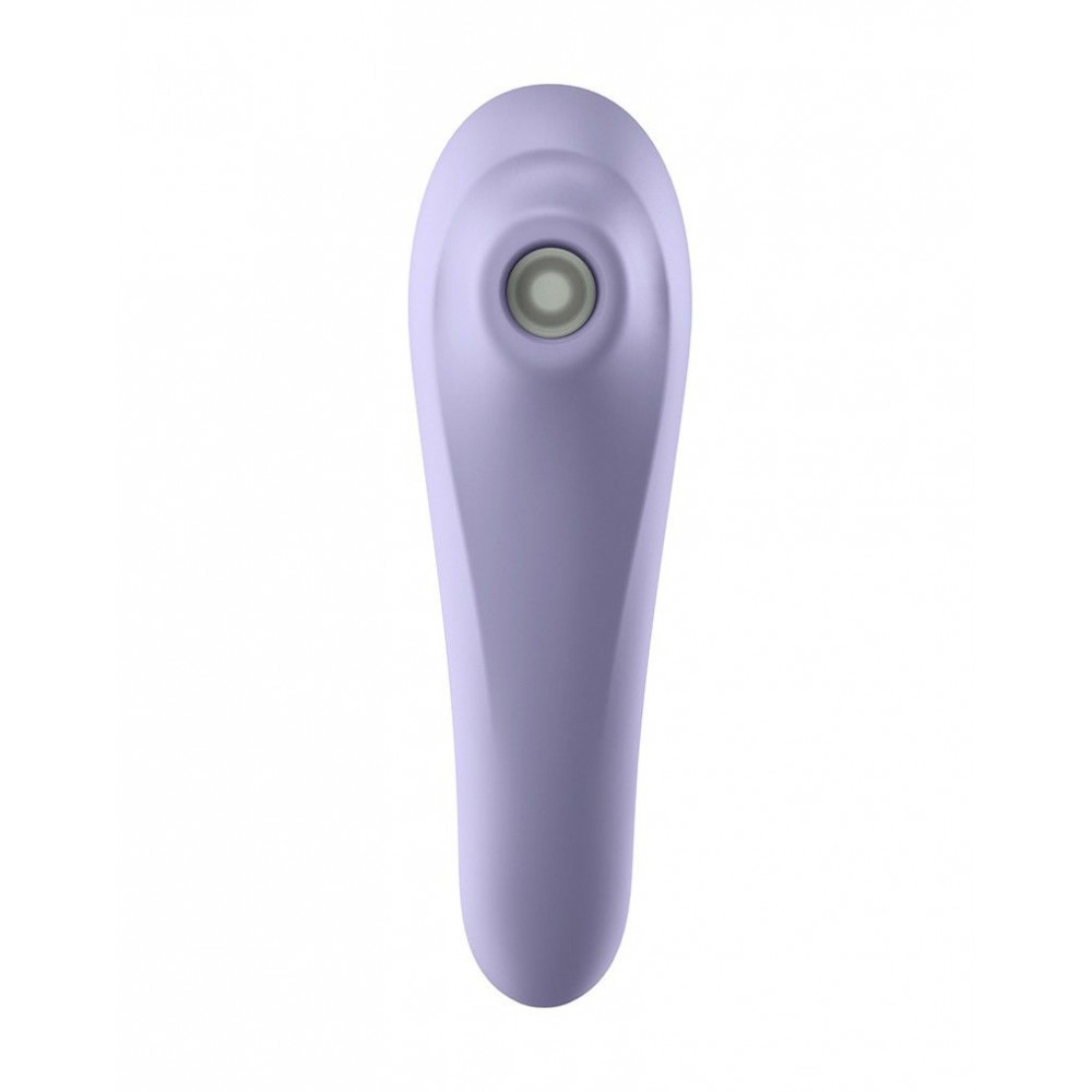 Вибраторы вакуумные - Смарт-вибратор и вакуумный стимулятор 2в1 Satisfyer Dual Pleasure Mauve 3