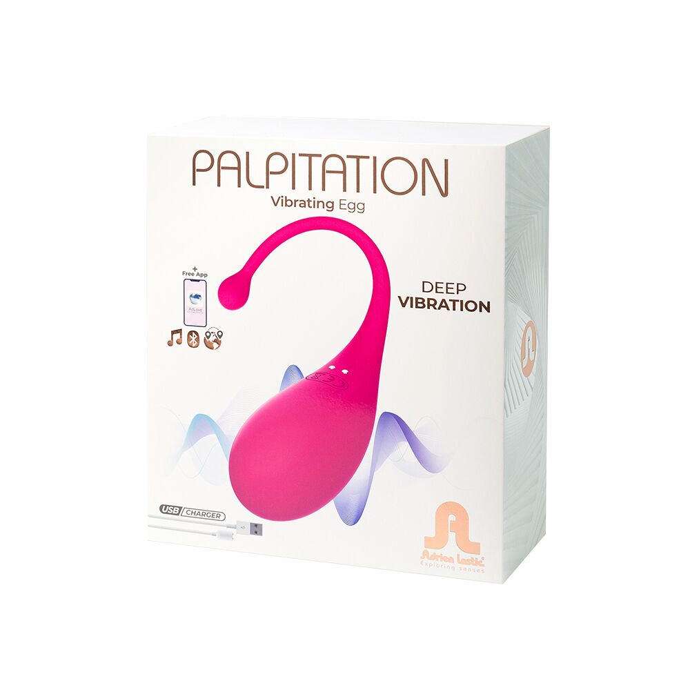 Виброяйцо - Смарт виброяйцо Adrien Lastic Palpitation с глубокой вибрацией 1