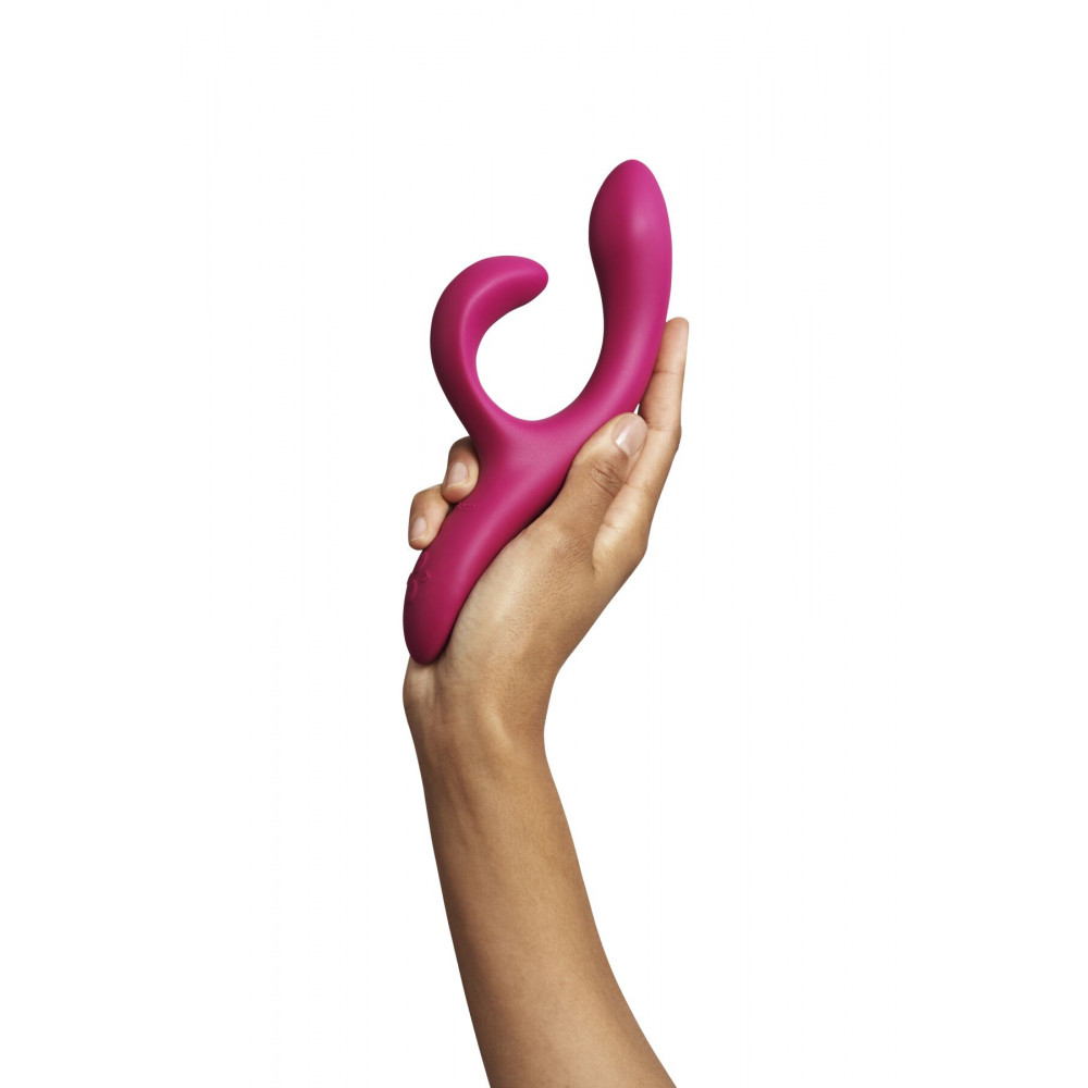Вибратор-кролик - Смарт вибратор-кролик We-Vibe Nova Fuchsia, эргономичный, регулируемый угол наклона ствола 2