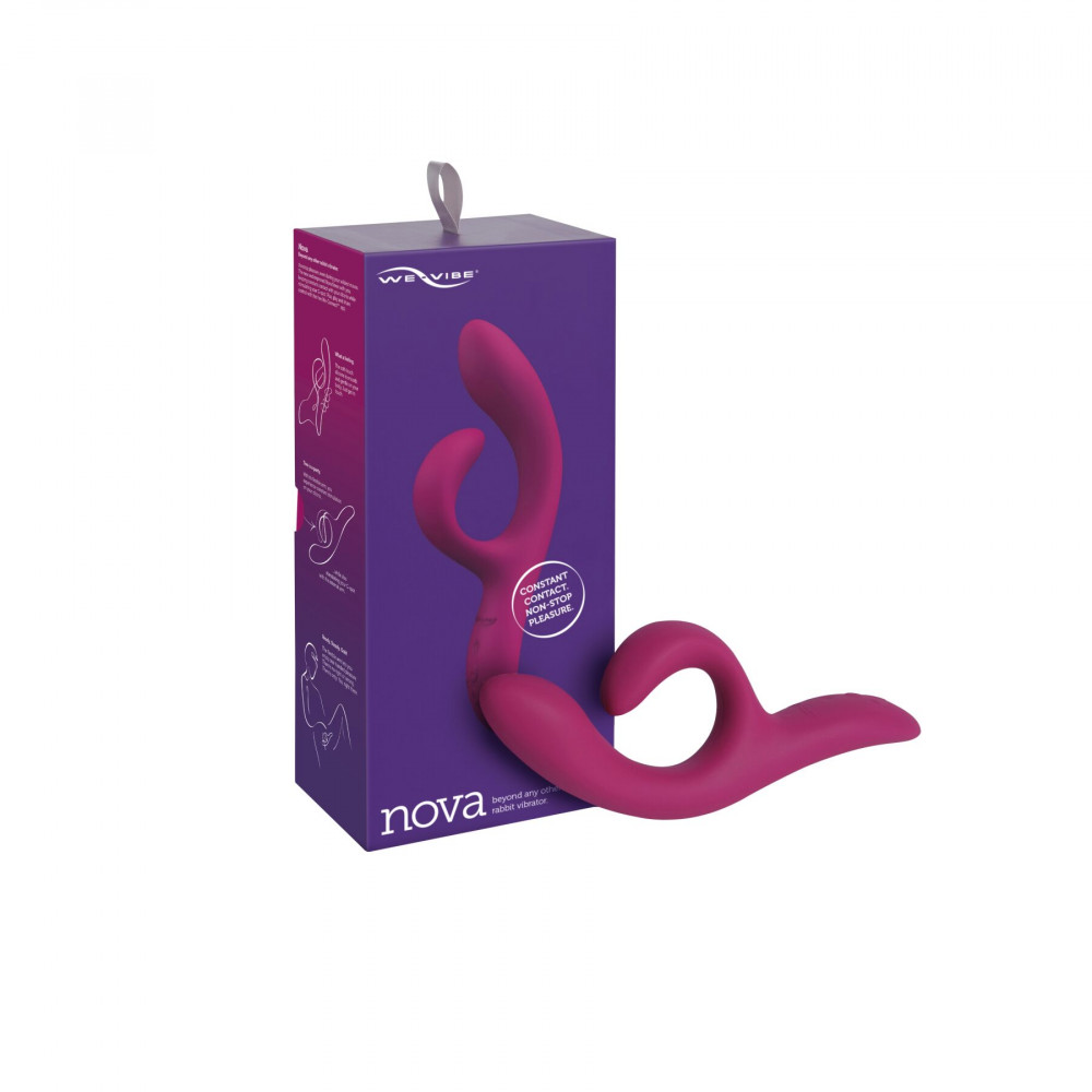 Вибратор-кролик - Смарт вибратор-кролик We-Vibe Nova Fuchsia, эргономичный, регулируемый угол наклона ствола 5