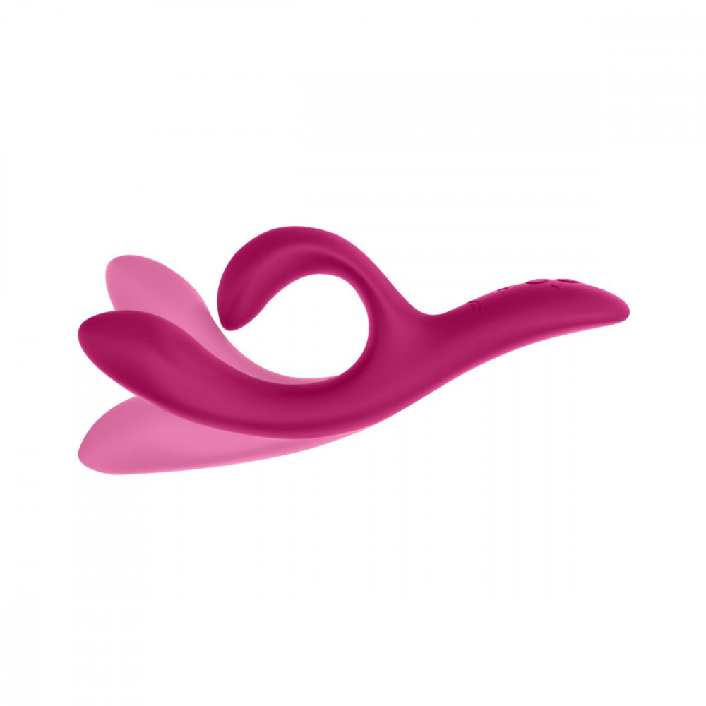 Вибратор-кролик - Смарт вибратор-кролик We-Vibe Nova Fuchsia, эргономичный, регулируемый угол наклона ствола 11