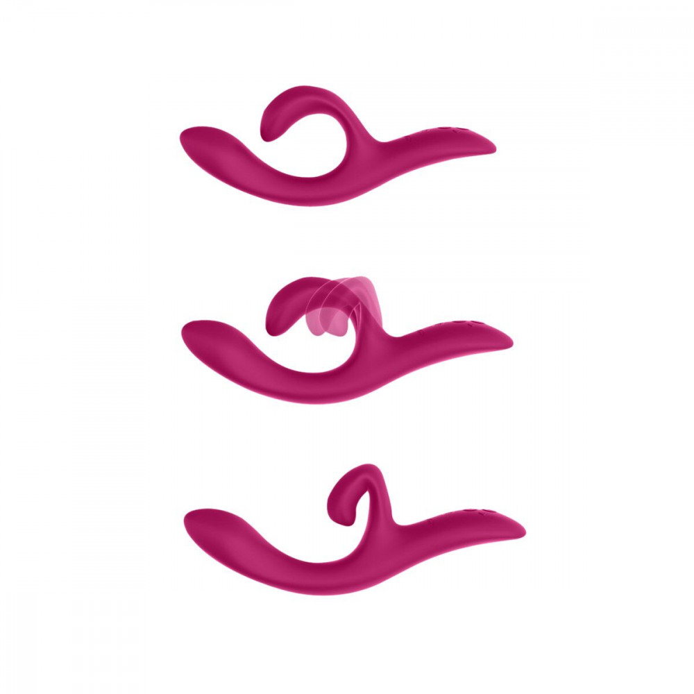 Вибратор-кролик - Смарт вибратор-кролик We-Vibe Nova Fuchsia, эргономичный, регулируемый угол наклона ствола 10