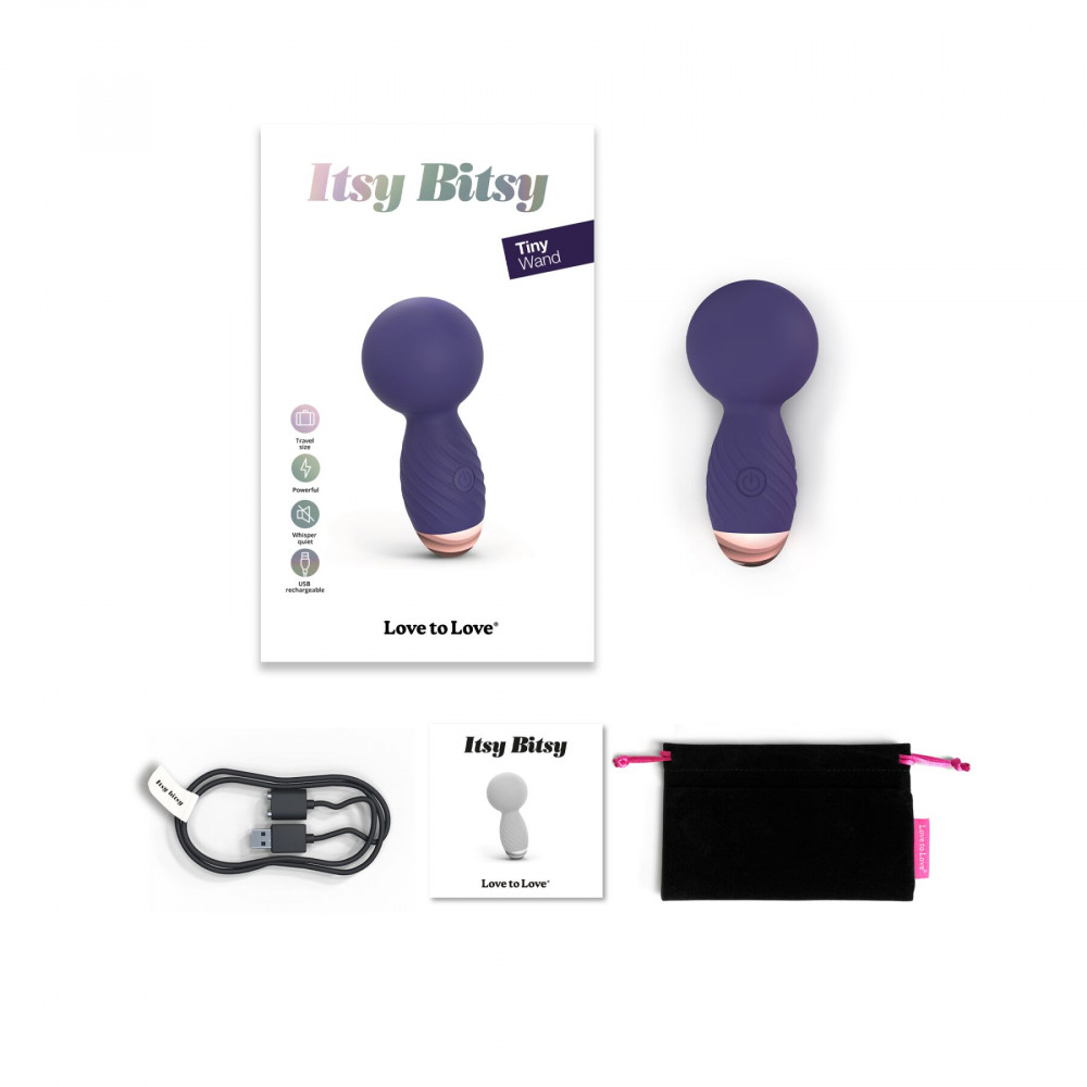 Вибромассажеры - Минивибромассажер Love To Love Itsy Bitsy  – Midnight Indigo 3