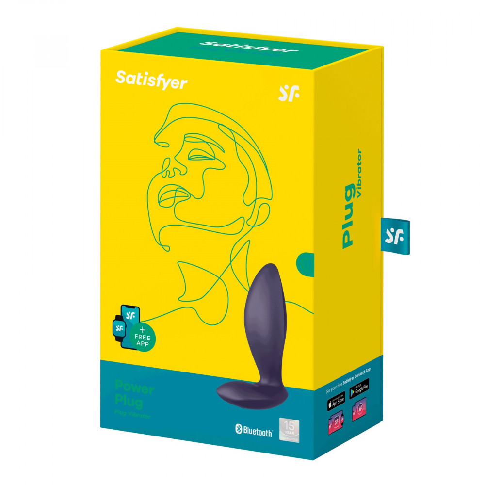 Анальные пробки с вибрацией - Анальная смарт-пробка с вибрацией Satisfyer Power Plug, очень мощная 1