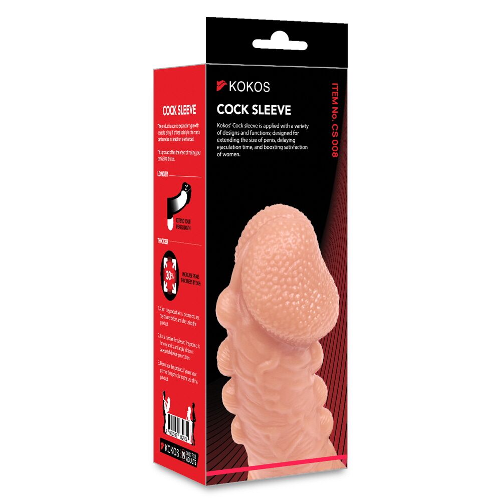 Насадки на член - Насадка на член Kokos Cock Sleeve CS 008 M 3