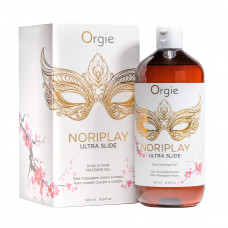 Гель для NURU-массажа Orgie – Noriplay Ultra Slide (500 мл), экстракт морских водорослей, простыня