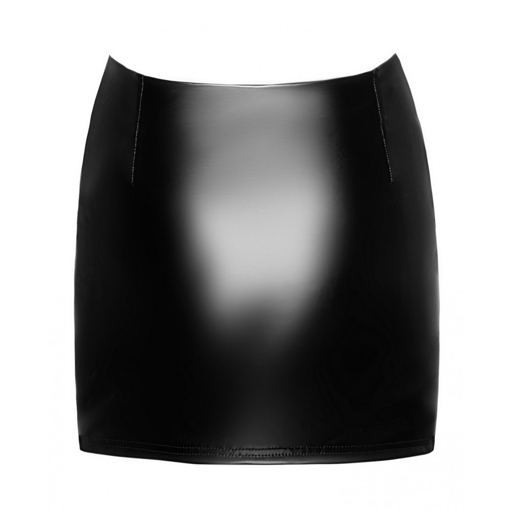 Сексуальные платья - Юбка Noir Handmade F345 Powerwetlook skirt with garter - S 5
