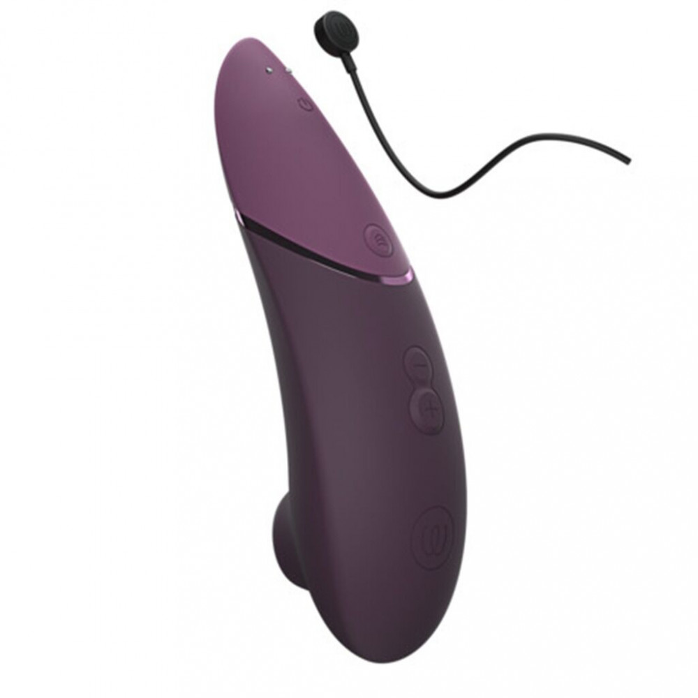 Вибраторы вакуумные - Вакуумный клиторальный стимулятор Womanizer Next Dark Purple 4