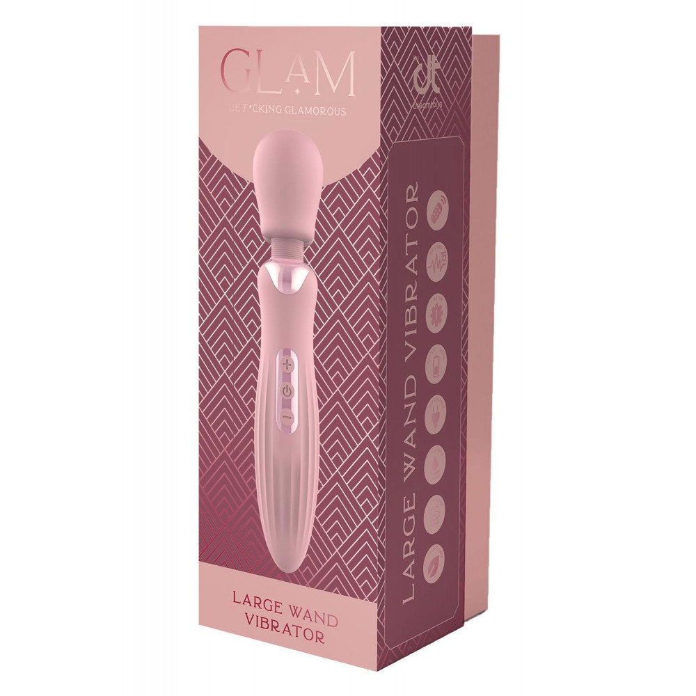 Секс игрушки - Вибратор микрофон Dream Toys Glam Wand Large, розовый 4