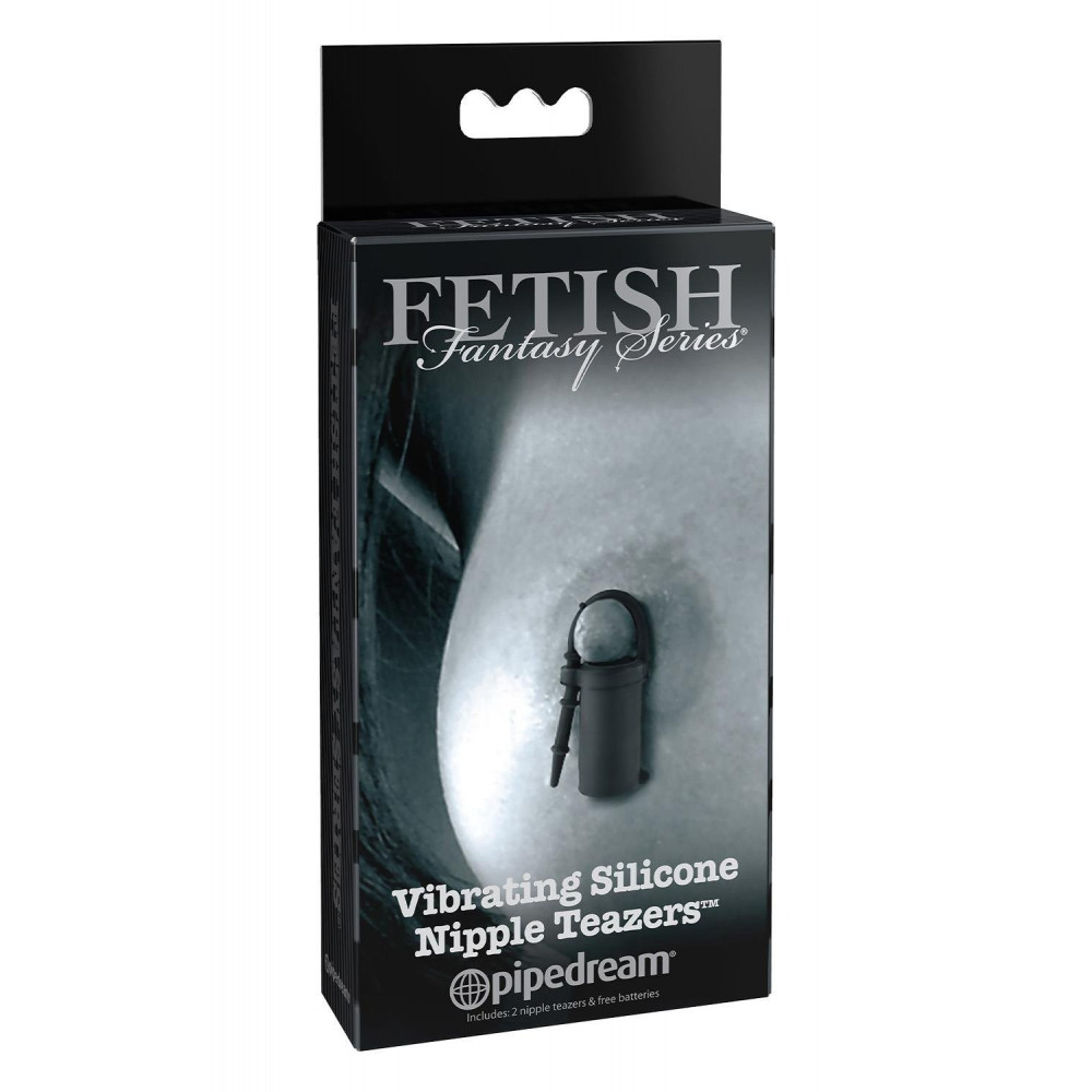 БДСМ игрушки - Зажимы для сосков с вибрацией Pipedream Fetish Fantasy Series LIMITED EDITION черные 3