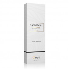 Женская туалетная вода SENSFEEL + афродизиак, 10 мл эффективная феромон-технология Orgie