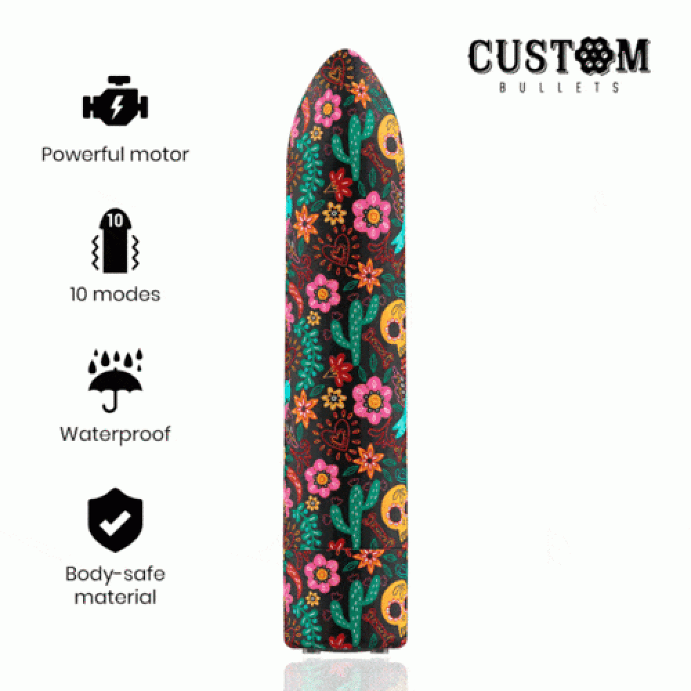 Вибратор - Мощная вибропуля Spring Custom Bullets (Испания)