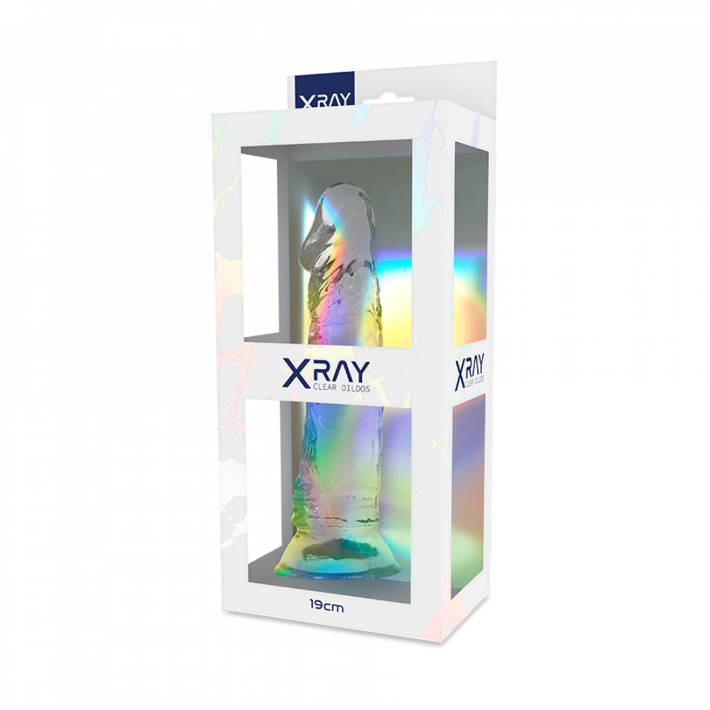 Фаллоимитатор - Прозрачный фаллоимитатор 16 х 4 см XRAY (Испания) 1