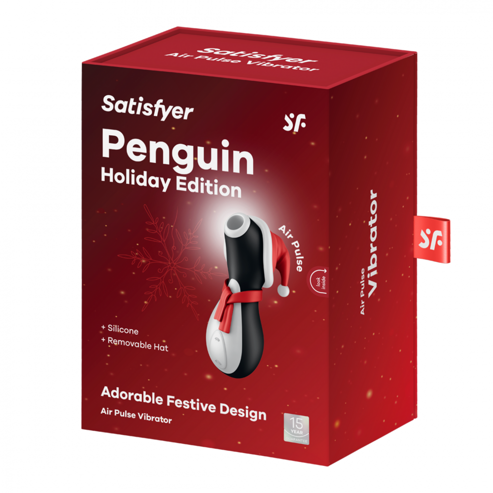 Мастурбатор - Вакуумный клиторальный стимулятор Penguin Winter Edition Satisfyer (Германия) 1