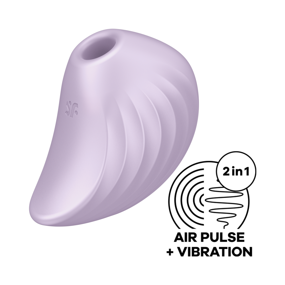 Мастурбатор - Вакуумный стимулятор клитора  Pearl Diver цвет: фиолетовый Satisfyer (Германия)
