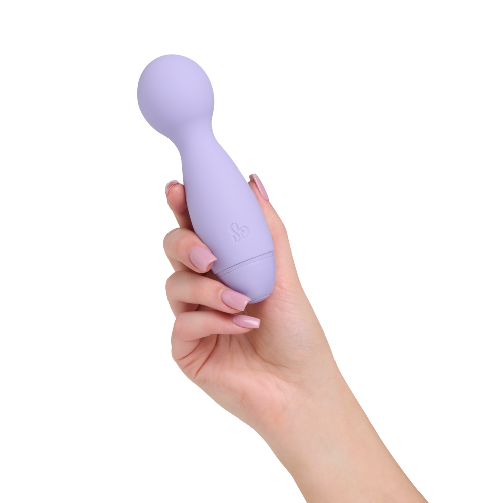Вибратор - Мини вибратор Pearl Mini Massaging Wand для стимуляции и массажа цвет: голубой  So Divine (Великобритания) 3