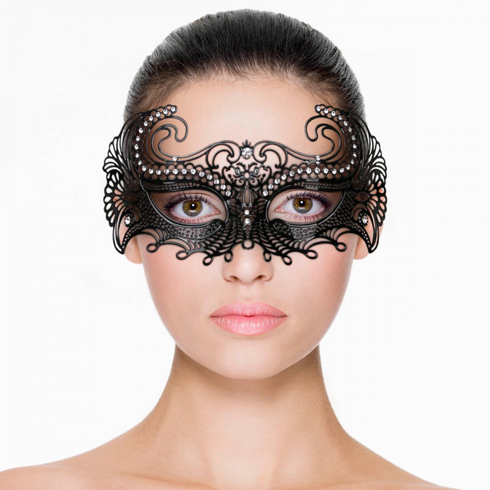 Маски - Маска металлическая черная Easytoys Venetiaans Masker