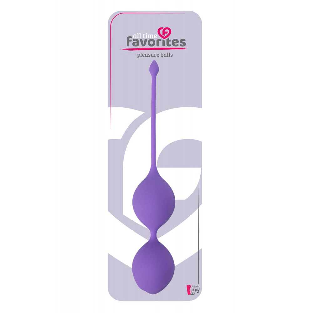 Вагинальные шарики - Вагинальные шарики SEE YOU IN BLOOM DUO BALLS 29MM PURPLE 1