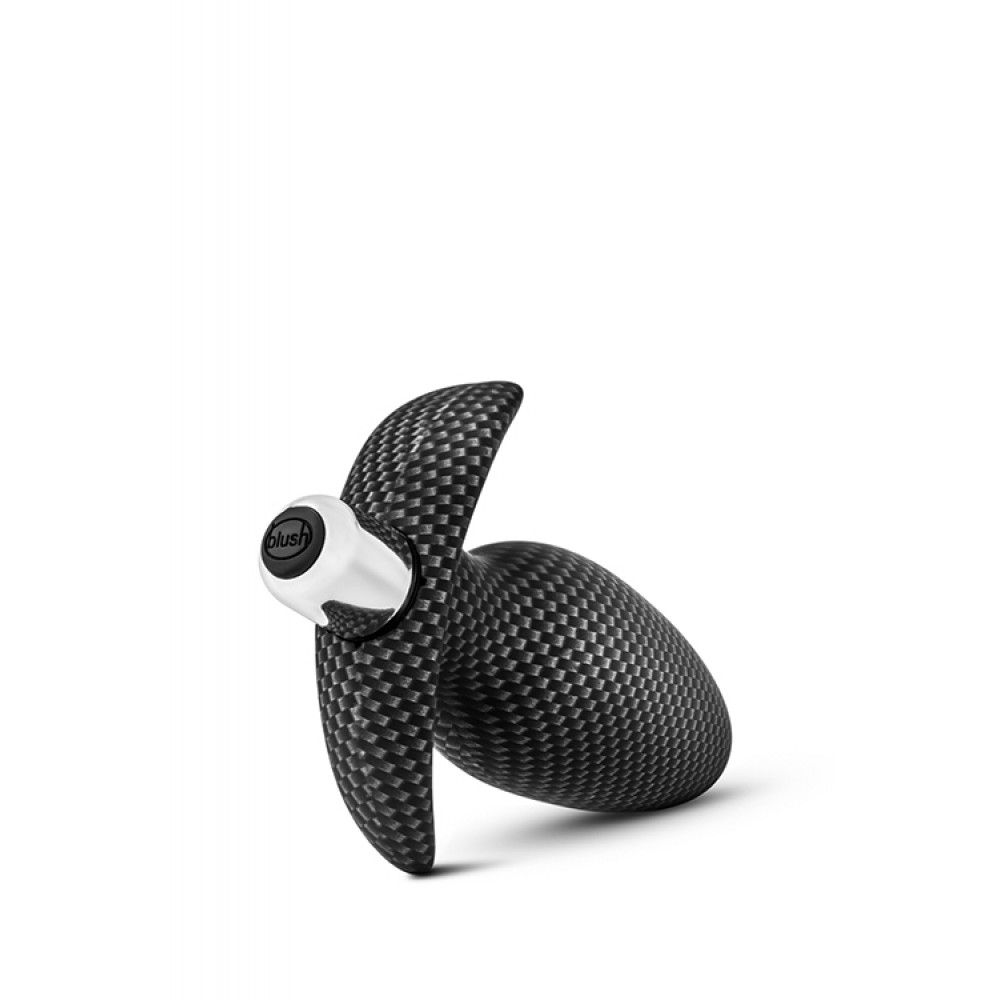 Анальные вибраторы - Анальная пробка с вибрацией 3 в 1 BLUSH SPARK THROTTLE AV-01 CARBON FIBER 2
