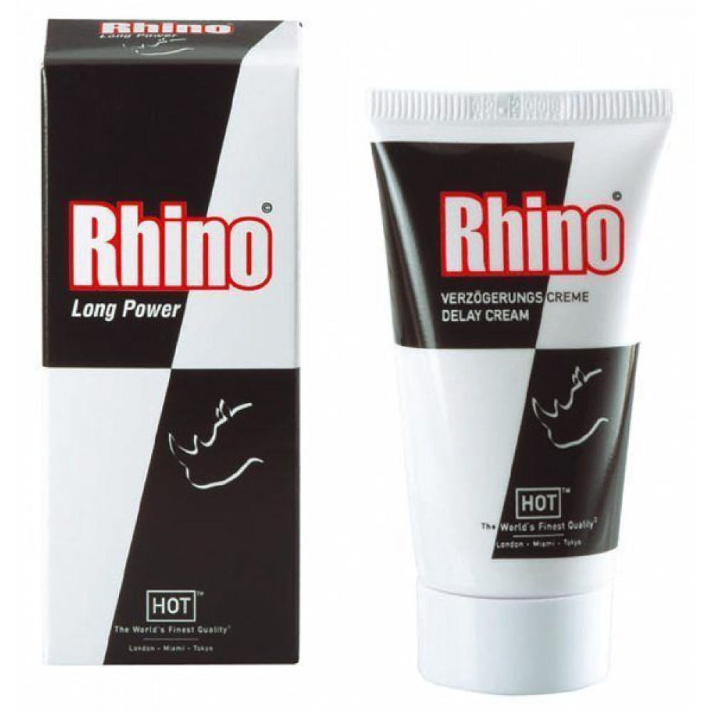Стимулирующие средства и пролонгаторы - Крем пролонгатор для мужчин RHINO, 30 мл