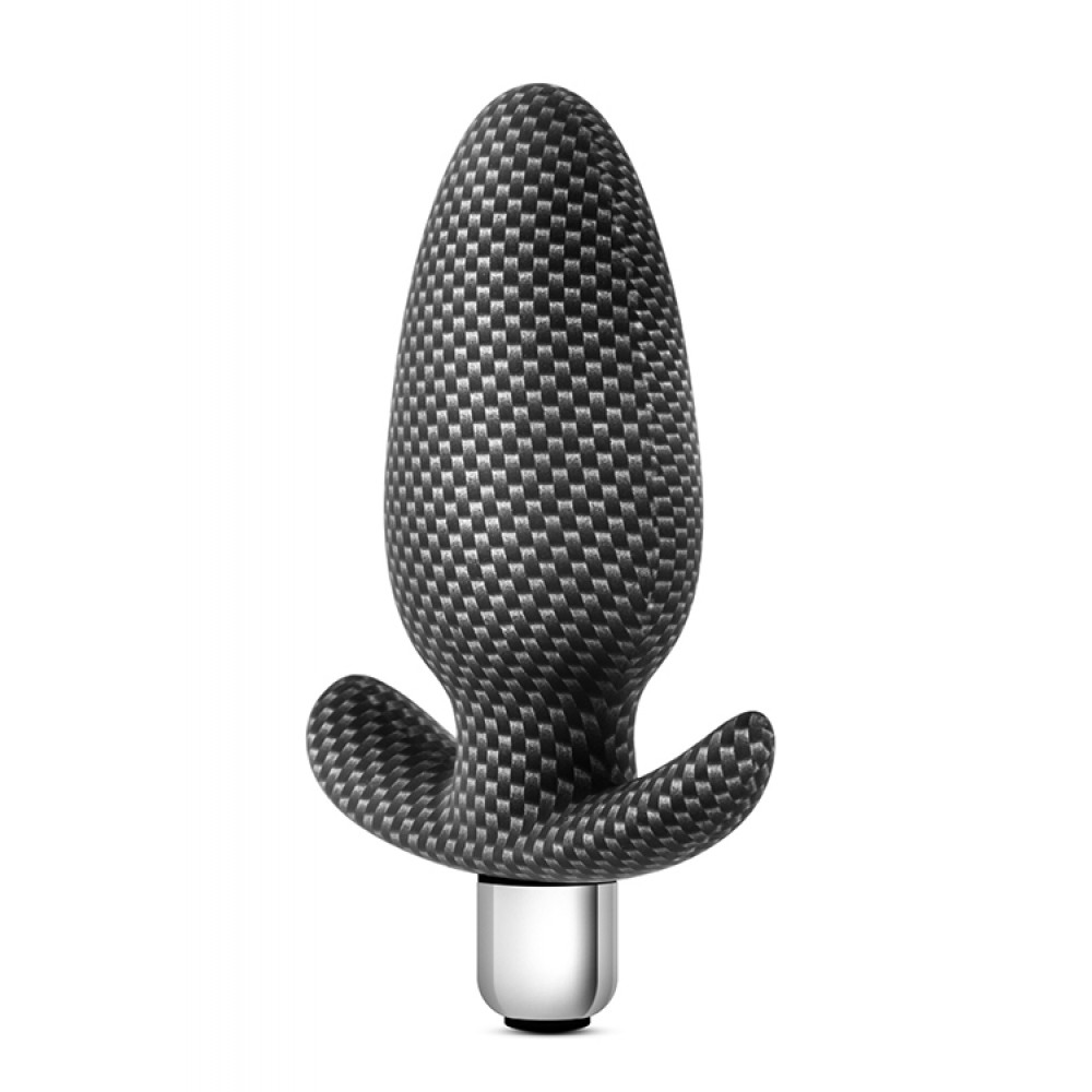 Анальные вибраторы - Анальная пробка с вибрацией 3 в 1 BLUSH SPARK THROTTLE AV-01 CARBON FIBER 1